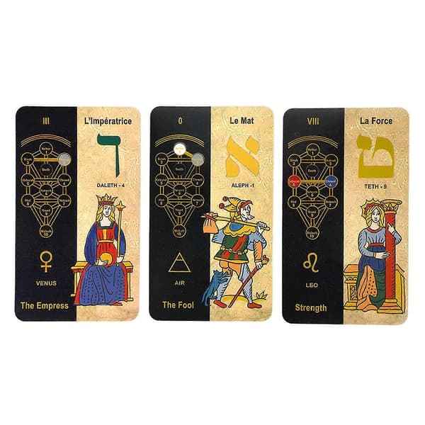 78 Kort Kabbalistisk Tarot Kortdæk Sæt til Begyndere til Fest Spil