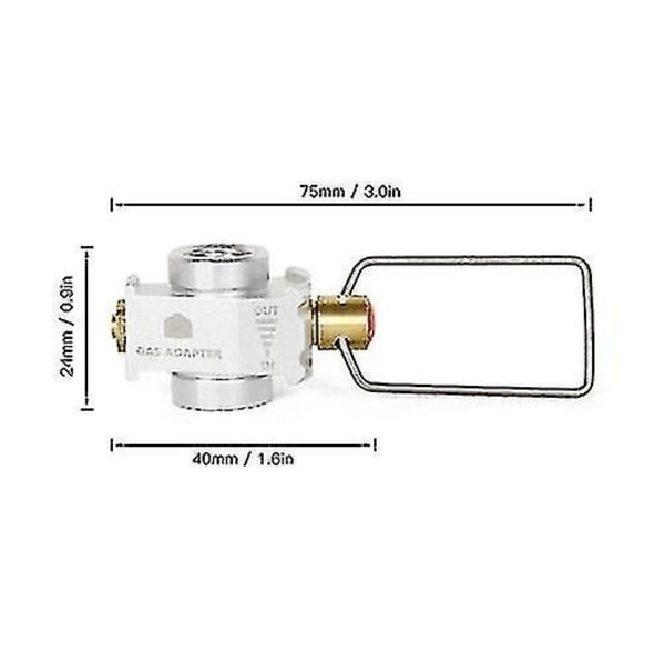 Gas Saver Plus Gas Converter Shifter Refill Flad Tank Konverteringsadapter Camping Gas Adapter Ventil