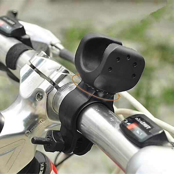 Universal cykellommelygte LED lommelygte clips 360 graders rotation cykelclips klemme cykellygte