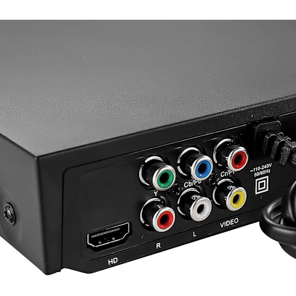 1080p DVD-afspiller Alle Regioner Fri DVD CD USB-afspiller med HDMI AV RCA Output Kabel