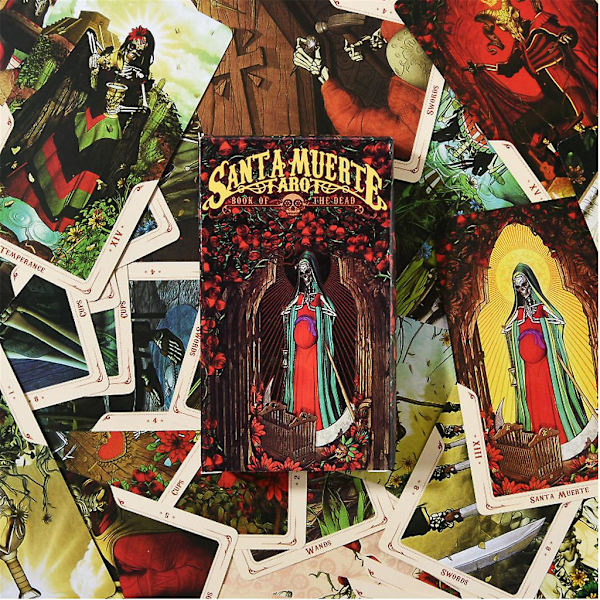 Santa Muerte Tarot for Oracle-kort Engelsk kortstokk Tarot Mystisk spådom