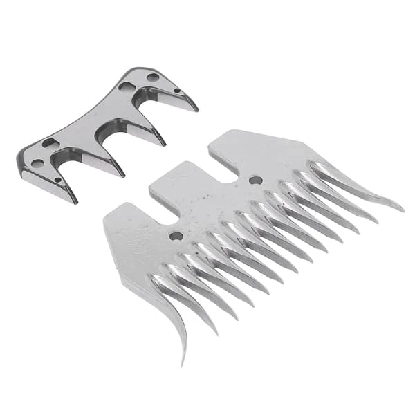 Saksblader for sauesaks, buede, 13 tenner, ullklipperkam, kutter, trimmer, tilbehørsett