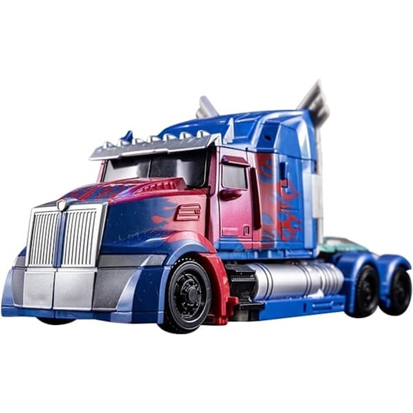 Transformerende leker Optimus Prime leketøy, deformert bilrobot, actionfigur deformasjonsmodell, transformerende legering