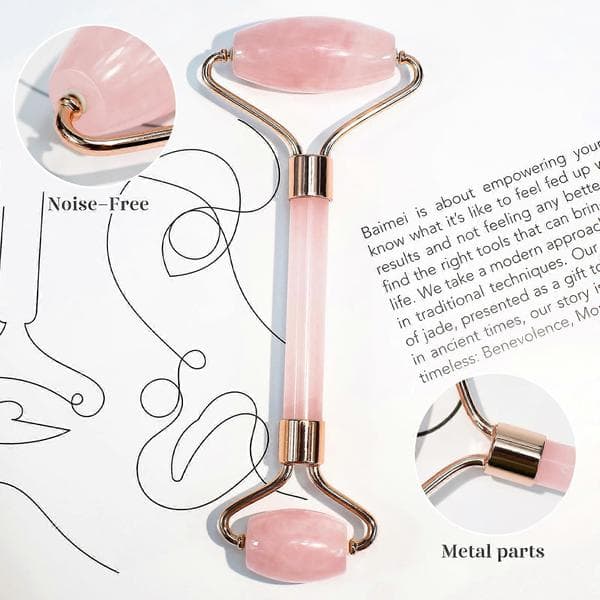 Gua Sha och ansiktsroller, Rosenkvartsroller Gua Sha-sten