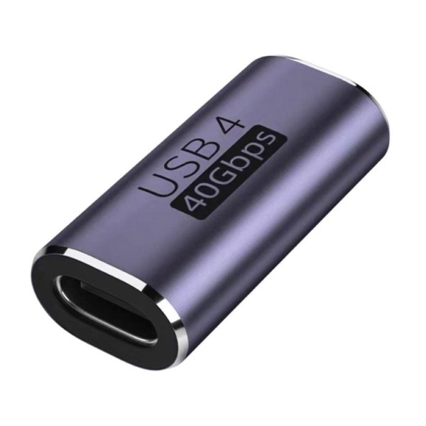 USB Type C 3.2 100w hona till hona förlängare 40gbps 8k adapter usb4 kontakt