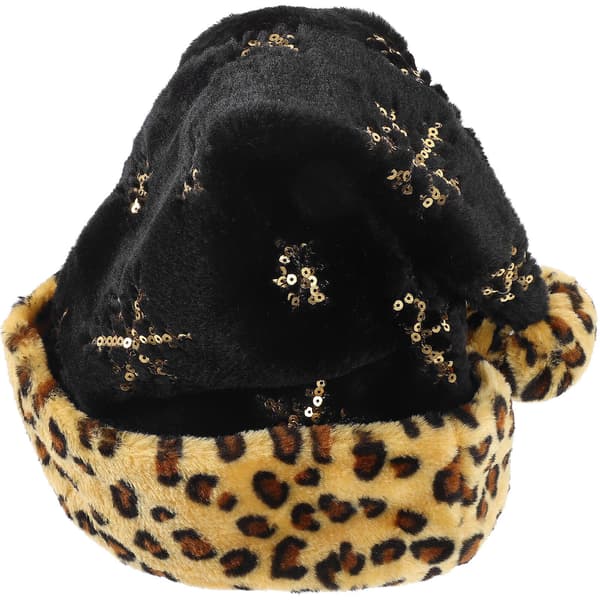 Julehat Xmas Party Hat Juleleopard Hat Plys Hat Festlig Tilbehør til Voksne