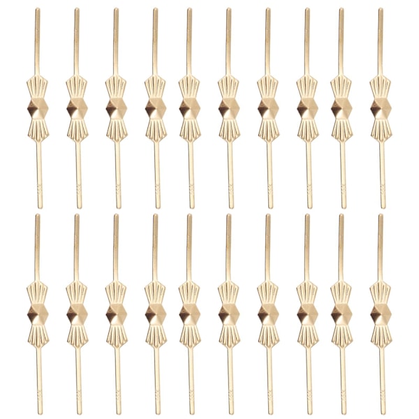 200 stk. Kædelampe Beslag Pins Krystal Prisma Pins Kædelampe Krystal Prismer Clips