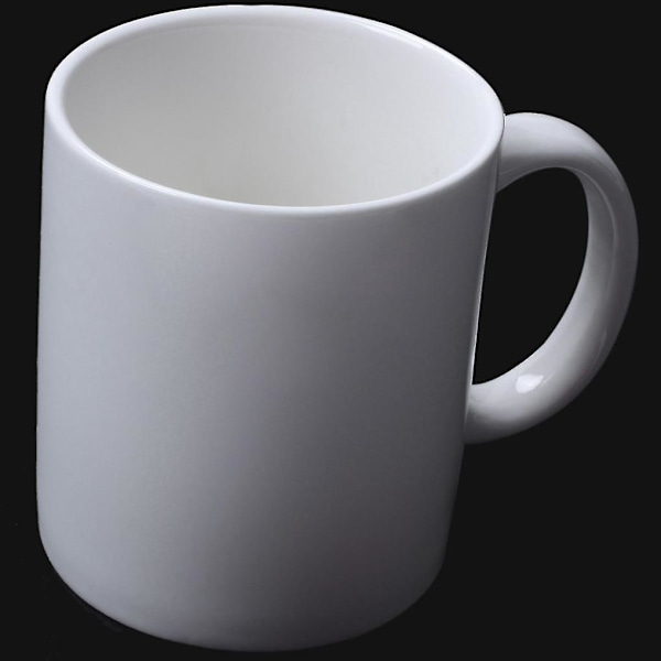 Design Vit Långfinger Mugg Nyhet Stil Blanda Kaffe Mjölk Kopp Rolig Keramisk Mugg 300ml Kapacitet