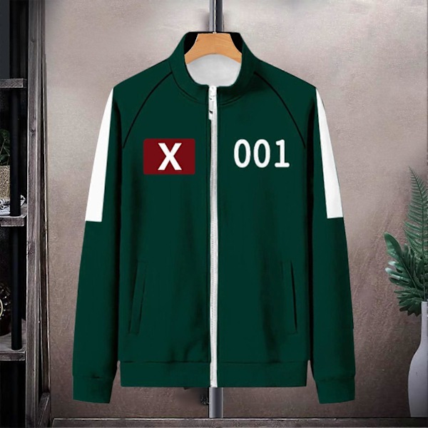 Squid Games Kostume, Squid Games Træningsdragt, Koreansk Folkespils Kostumesæt, Til Fans, Cosplay Og Temafester, 456 Voksen Squid Games Outfit C XL