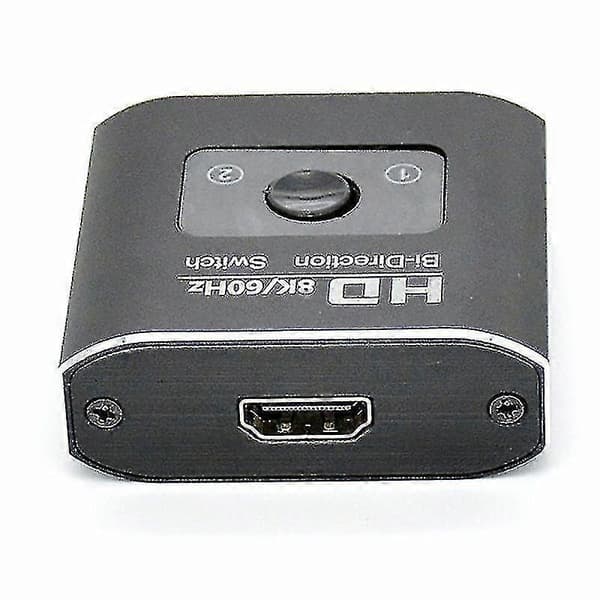 HDMI Splitter 8K Dobbelrettet HDMI-bryter Høyoppløselig Videoadapter 2025:e
