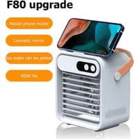 Mini bærbar USB genopladelig bordventilator, bærbar aircondition
