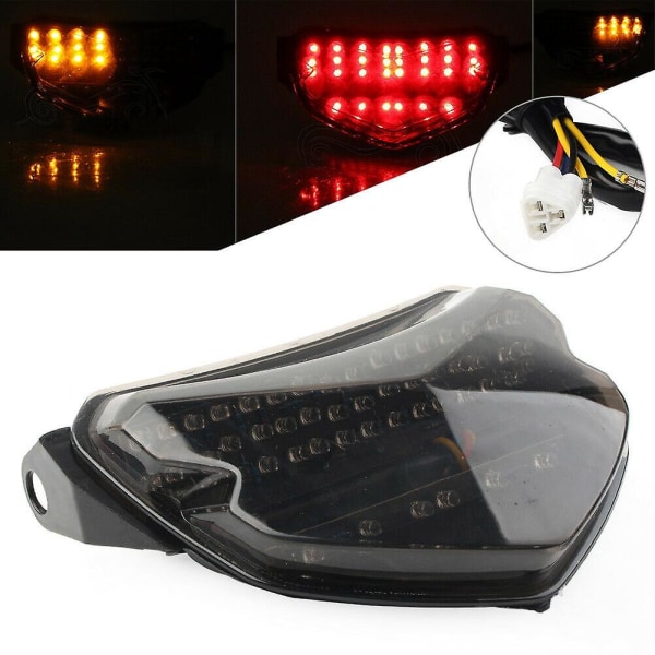 Motorsykkel LED bak blinklys bakstopplys Lampe integrert for GSXR600 GSXR750 GSXR 600 750 K4 2004 2005