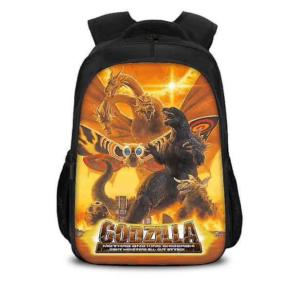 Godzilla Dinosaurie Monster Skolväska Axelväska Datorryggsäck Stor Kapacitet style11