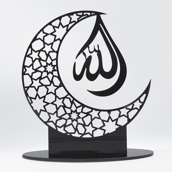 Ramadan Dekoration Eid Mubarak Motiv Akryl Spejl Ornament Feriedekorationer