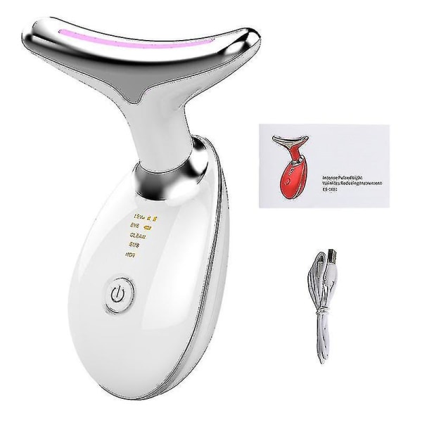 Neck Face Beauty Device Led Photon Therapy Skin Tighten Reduce Double Chin Anti Wrinkle Remove  Lifting Massager Skin Care Tools