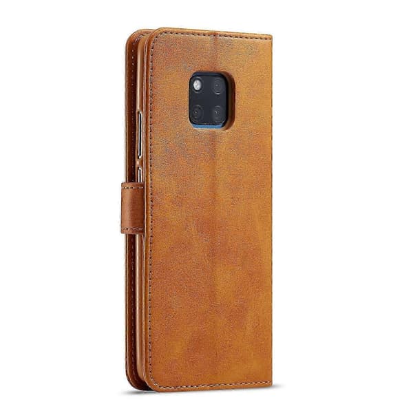 LC.IMEEKE Plånbok Läder Stativfodral för Mate 20 Pro Brown