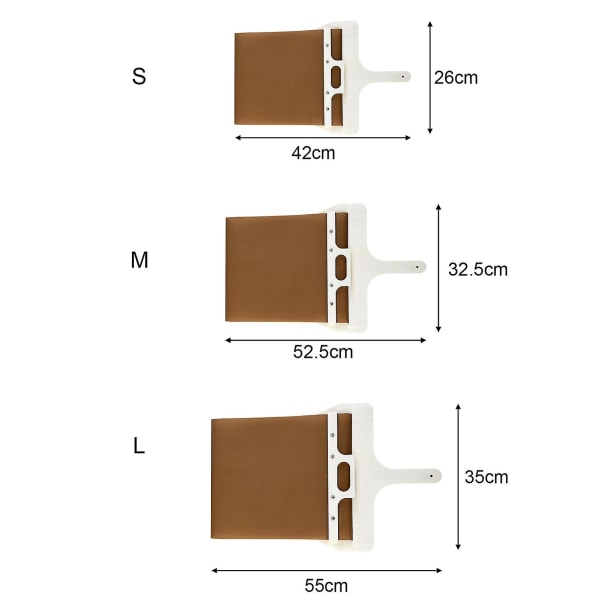 Glidende Pizza Peel Non-Stick Pizza Glidende Spatel Træ Pizza Skovl Spatel Paddle til hjemmekøkken L