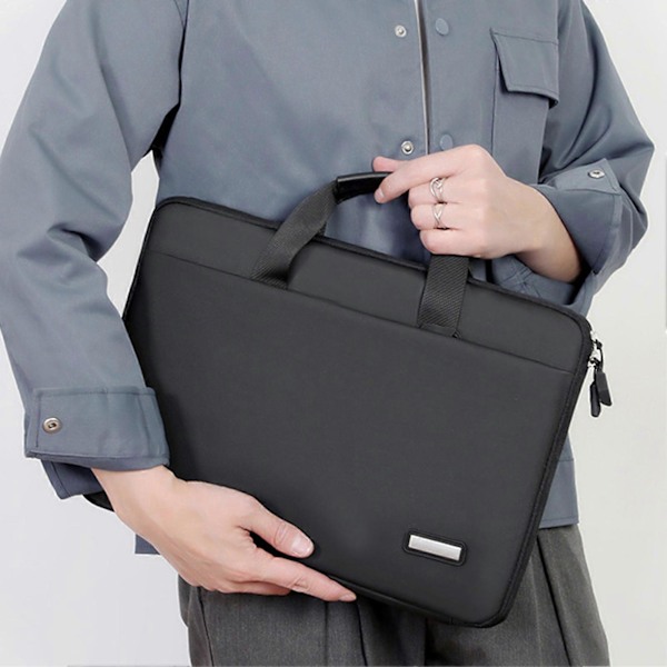 13-13,3 tommers bærbar PC-veske - Slank og minimalistisk bærbar koffert med 180 graders full åpning, beskyttende etui for datamaskiner og PC-er Green 1415 Inches
