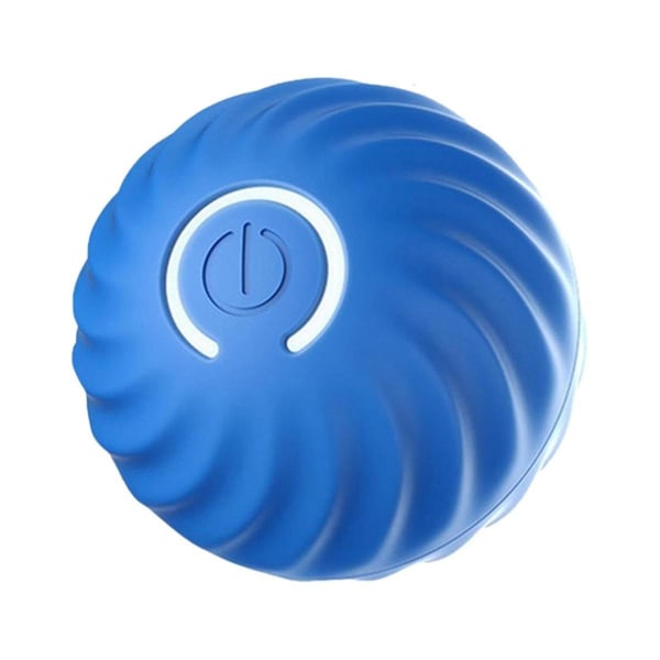 Elektronisk hundleksaksboll Smart rörlig boll Automatisk hopphundboll Husdjursrullande bollleksak för valpfödelsedagspresenter, blå