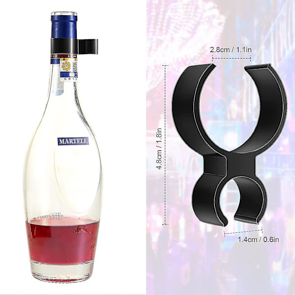 48 Styk Champagneflaskeclips Champagneflaske Enkelt Holder Sikkerhedsklips Til Lys
