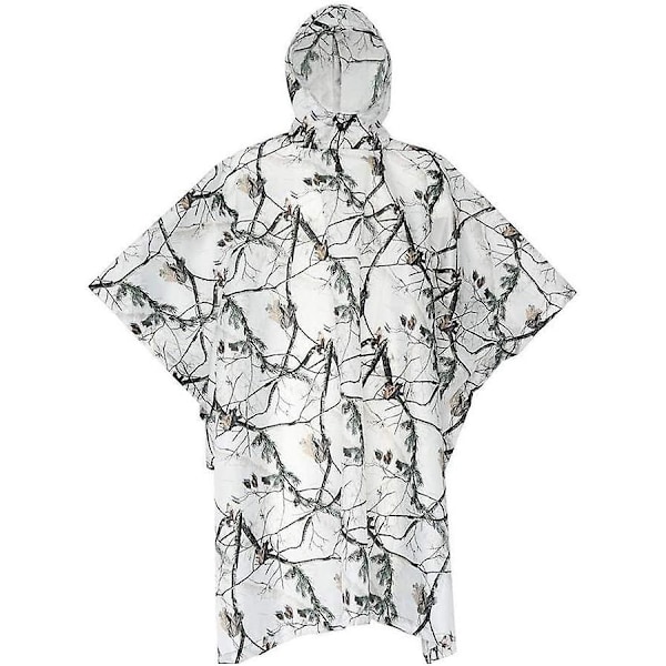 3-i-1 Vattentät Camo Snöhuvad Regnkläder + Snö Camo Leggings Gaiters För Skidåkning