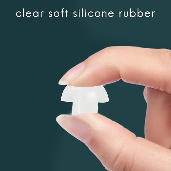 20 stk Silikon In-ear Ørepropper Sopp Ørepropp Ørepropp Til Radio Øretelefon Headset