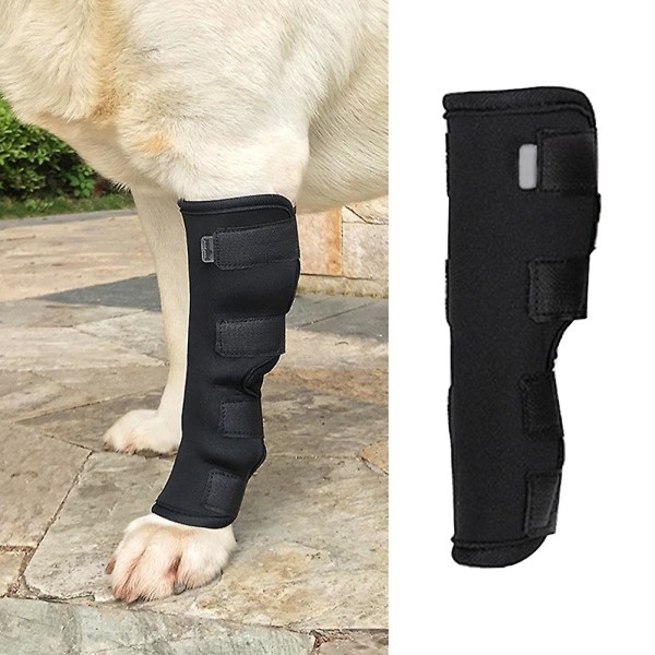 Sikkerhetskompresjonshylse Leddgikt Hund Canine Leg Brace Front Rear Care Forstuinger M