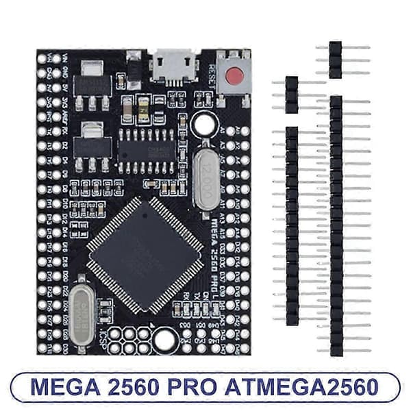 Til MEGA 2560 PRO Embed CH340G/ATMEGA2560-16AU Chip med han-pinheaders kompatibel med Arduino Mega microUSB