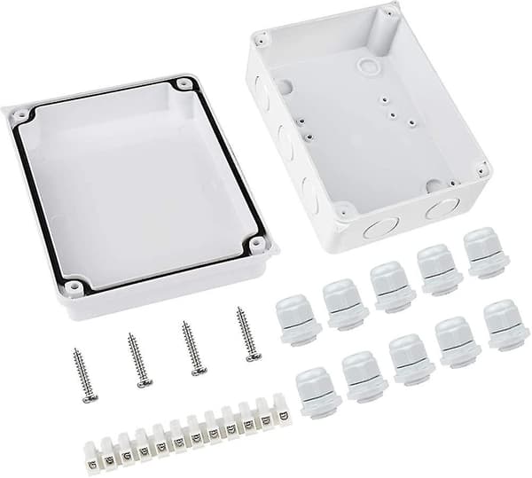 Ip65 Vanntett Koblingsboks Stor Abs Elektrisk Boks Utendørs Kabel