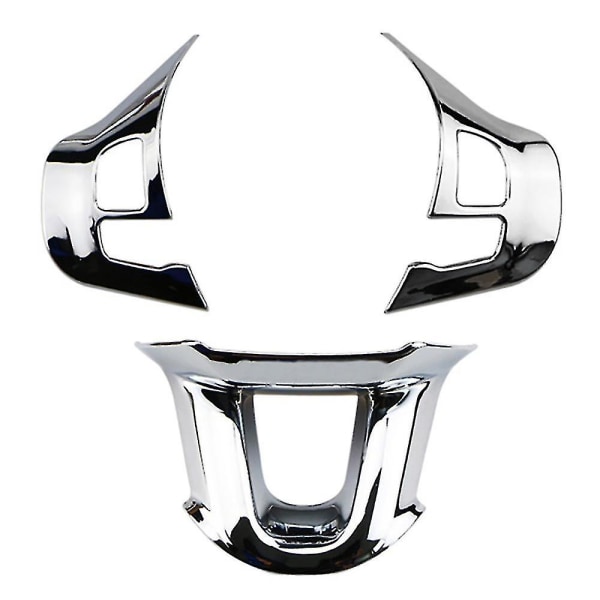 3st/ set Bilratt Dekoration Cover Trim Sticker Passar för 2008 208 308 2014-2018 Bright Sil