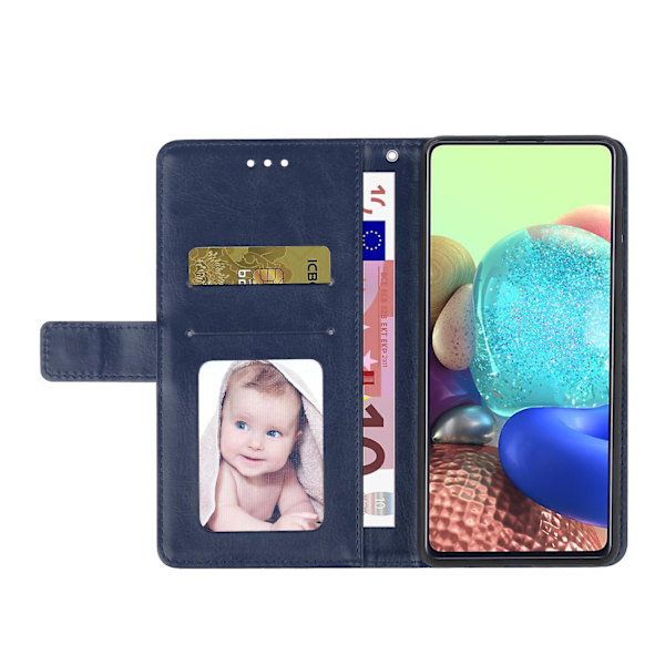 Telefon Stand Case til Oppo Reno10 5G/Reno10 Pro 5G, Wallet Y-formet Linje Præget Læder Cover