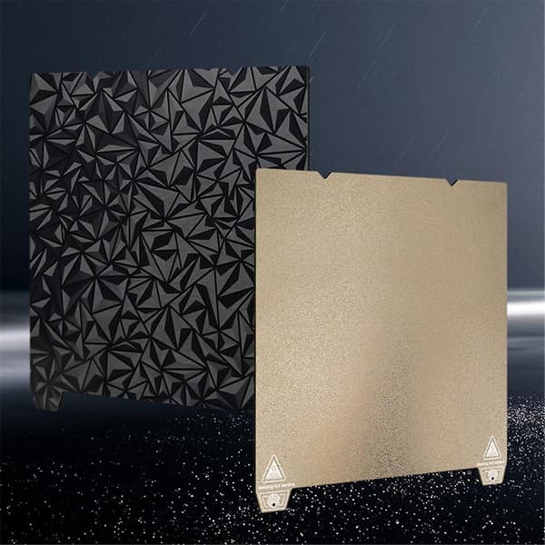 3D-printer PEI og PEO ark byggeplate, oppvarmet seng plattformmatte for K1 Max/Ender 3 S1 Plus/Ender
