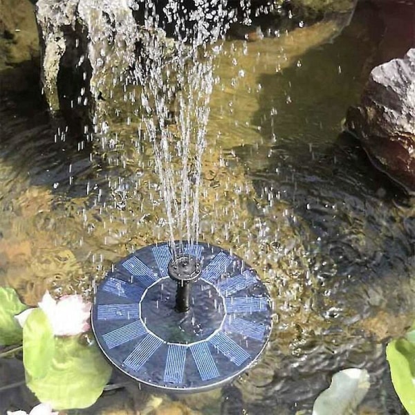 Solfontän, solvattenpump Inget batteri eller elanläggningar för inredning av damm/pool/trädgård