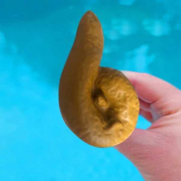 Rolig pool termometer flydende vand termometer flydende afføring prank pool badekar