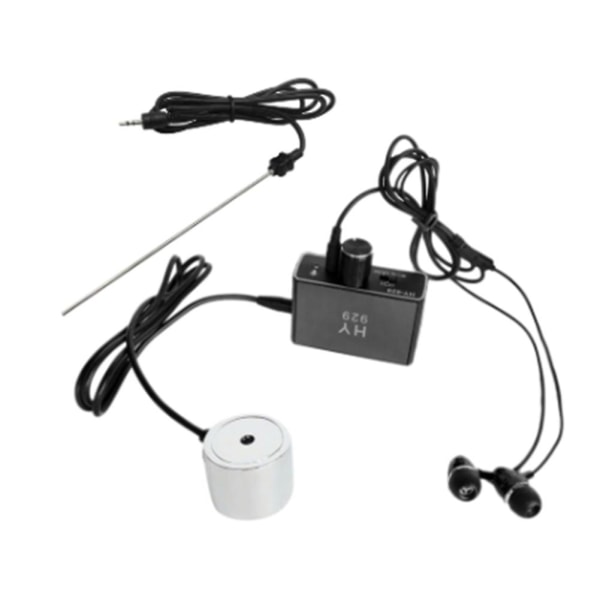 Vattenrör Läckagedetektor Sensor Vattenrör Rörläckage Monitor Testare Kit Med Dubbla Prober Hörlurar