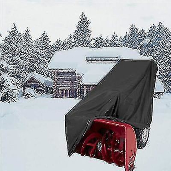 Sneslyngedæksel; Sneblæser beskyttelsesdæksel; Sort Til Udendørs120*102*81cm