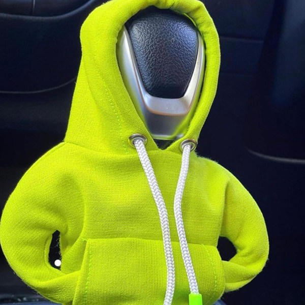Hættetrøje Bil Gear Shift Cover, Gear Stick Hættetrøje, Hættetrøje Gear Shift Cover, Gear Shift Hættetrøje, Car Shifter Hættetrøje Yellow