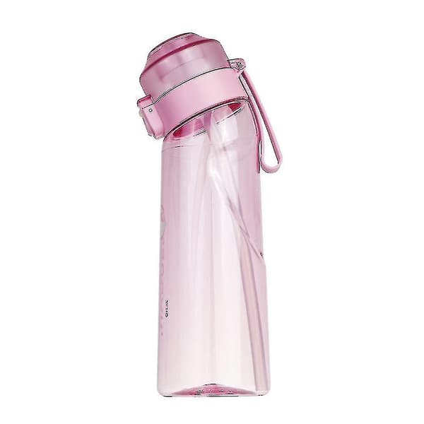 Vattenflaska med luftburna fruktarom Transparent Pink