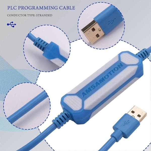 TSXPCX3030-C Lämplig Schneider Twido Series PLC Programmeringskabel TSXPCX3030 Nedladdningskabel