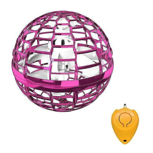 Flying Ball Boomerang Spinner Leker Mini Drone Ufo Barn Gutt Jente Gaver Pink