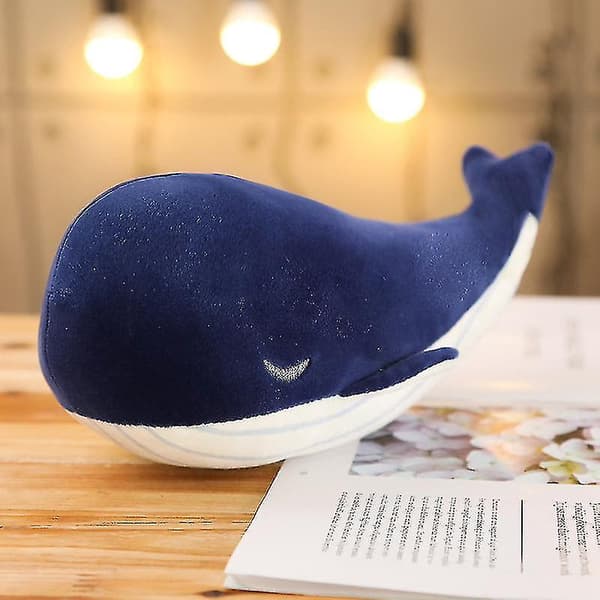 45cm   Docka Stor Vit Haj   Plyschleksak