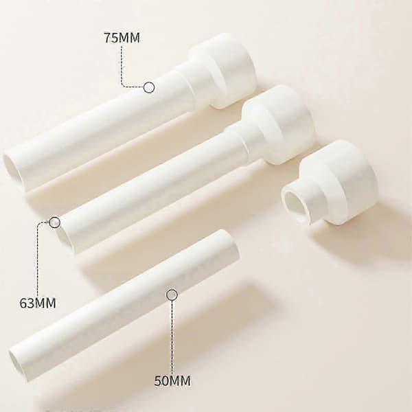 Inline Kanalventilator 50mm/63mm/75mm Luftudluftningsforstærker til lofter badeværelse køkken Stille drift 50mm