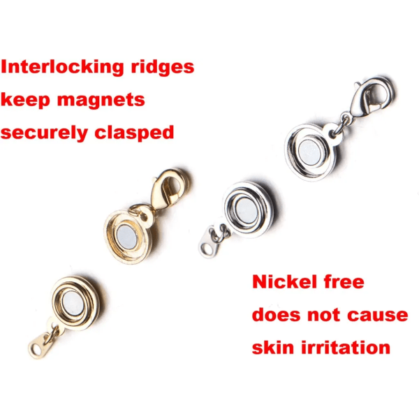 Magnetisk lås til smykker Halskæde Armbånd DIY 8 dele