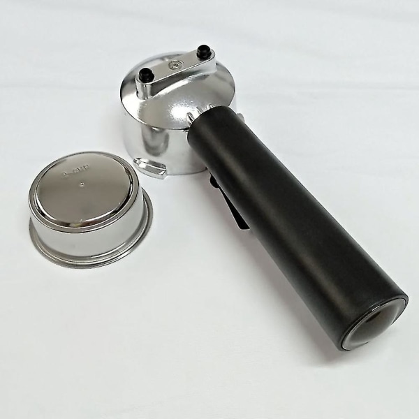 51 mm bottenlöst kaffe Återanvändbara filter Portafilter för Homix-hållare 60 mm 15-20bar för espressokaffe Silver  Black