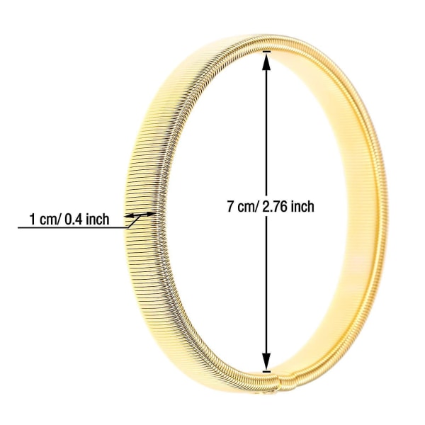 3 par ærmer strømpebånd Anti-skrid skjorte ærmeholdere strømpebånd Stretch metal armbånd Ærmer til kvinder Mænd