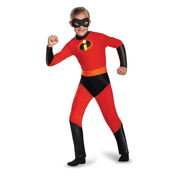 The Incredibles Costume Jack Parr Cosplay Jumpsuit Incredibles Bob Parr Cosplay Voksen Kid Bodysuit Maskedragt Halloween kostume 180 Men