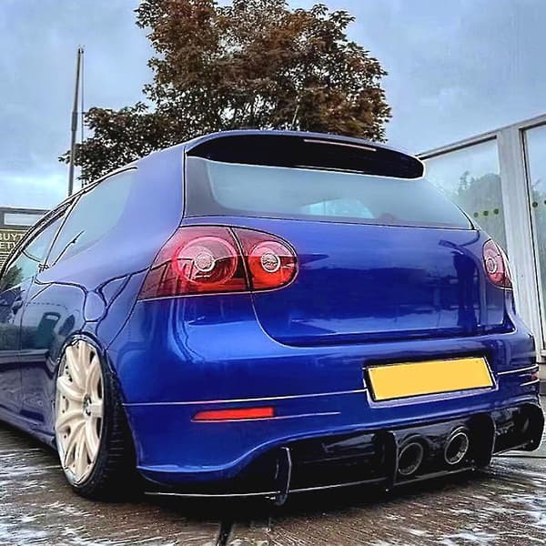 Golf Mk5 R32 Bakre Bumper Diffusor Spoiler Lip Skydd Splitter Karosseri Kit Tillbehör