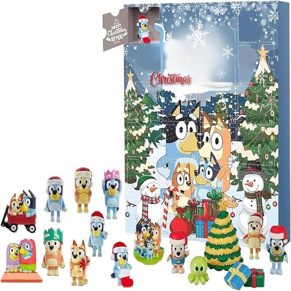 24-dages julekalender med søde Bluey-figurer
