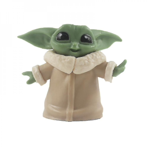 6-pack Baby Yoda-gaver,baby-yoda-leker Yoda-dukke for barn,baby-yoda actionfigur