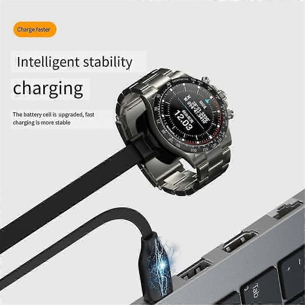 Magnetisk klockladdningsdocka laddningskabel för Garmin MARQ Gen 2
